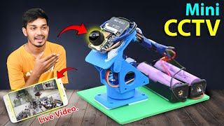Dual Axis Mini CCTV | How to Make Wi-Fi Camera | Mini SPY Cam