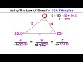 Exploring the Law of Sines in Oblique Triangles