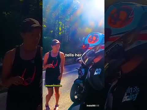 She Told The Biker To Move And Cop Steps In