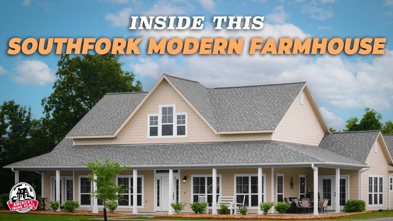 Inside This Southfork Modern Farmhouse with a HUGE Wrap-Around Porch
