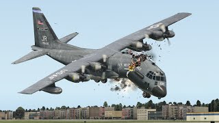 C130 Make Mistake While Landing