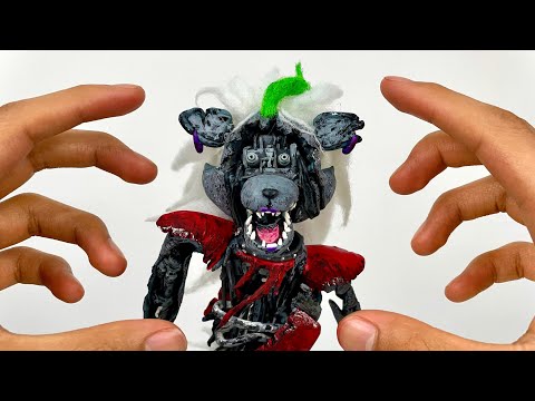 Como hacer a ROXANNE WOLF de plastilina | fnaf security breach | how to make roxanne wolf from clay