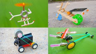How to Make Easy Homemade Toys at Home | Best 4 DIY Simple Toys with DC Motors
