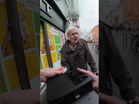 Das Ende 🥰..."freu ich mich, dass ich auch mal drankommen" 🥹❤️ #kassel #straßenportrait #photomagic