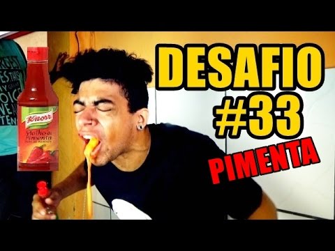 TOMANDO UM VIDRO DE PIMENTA DESAFIO #33