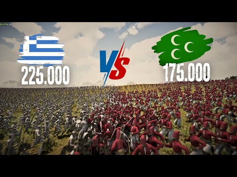 175.000 OSMANLI ASKERİ 225.000 YUNAN ASKERİYLE MEYDAN SAVAŞ SİMULASYONU