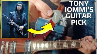 Tony Iommi's Guitar Pick To Play Classic Black Sabbath Riffs