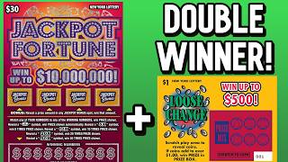 Nice DOUBLE Win on Double Viewer Request! Jackpot Fortune + Loose Change | New York Lottery
