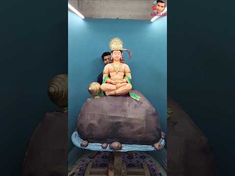 Jay Hanuman 🚩🥰 | How to coloring Hanuman idol #hanuman #hanuman_idol #hanuman_colouring #Bajrangbali