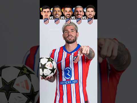 Courtois VS Suarez VS D.Villa VS Griezmann VS De Paul 🥶🥵 Join Atletico Madrid Challenge