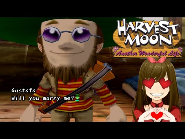 Harvest Moon Another Wonderful Life Gustafa Marriage Proposal/Reverse