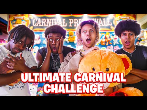 Beating Every Carnival Game Until We Clean Out The Prize Booth!