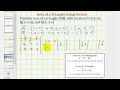 Vector Operations and Triangle Area