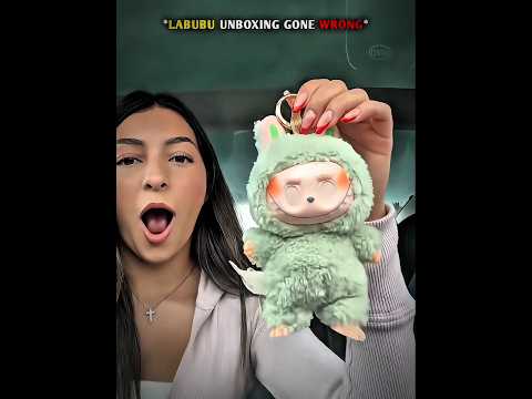 LABUBU Unboxing gone wrong #shorts #labubu