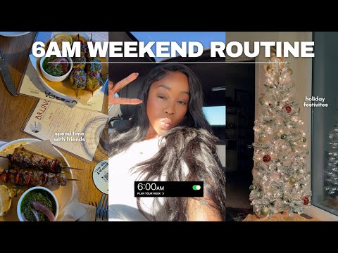 MY 6AM MORNING ROUTINE: how to plan your week + silent vlog