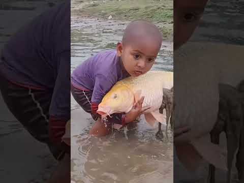 Amazing Boy Catching Fish By Hand