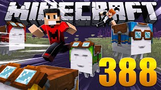 Construímos um Parkour de Happy Ghast  - Minecraft Em busca da casa automática #388