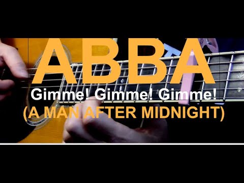 Gimme! Gimme! Gimme! (ABBA) Fingerstyle Guitar