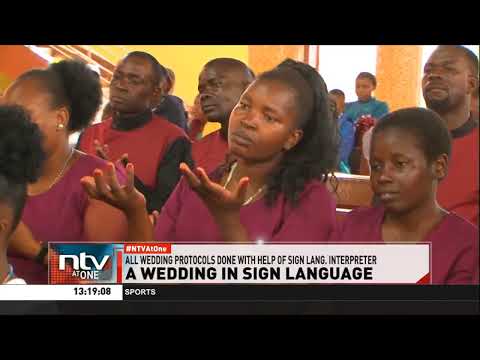 Ruiru couple with hearing impairment holds unique wedding ceremony