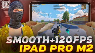 iPad Pro M2 PUBG Gameplay ⚡Smooth + 120FPS🔥| PUBG MOBILE