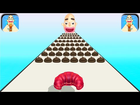 Satisfying Mobile Games Play 9999 Tiktok Video Gameplay Flying Cut Sandwich Runner FXZMA66