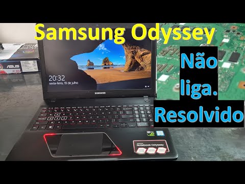 Samsung Odyssey não liga. Solução simples, passo a passo e dicas!!