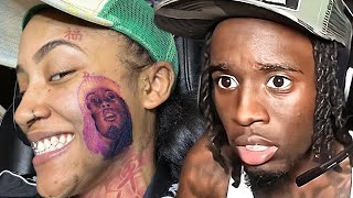 She Tattoo’d Kai Cenat On Her Face?
