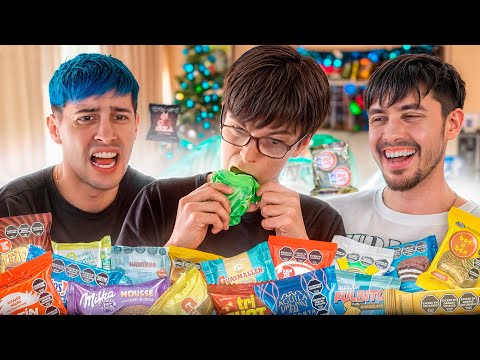 PROBANDO ALFAJORES ARGENTINOS !! - Thiago, Robleis y Rushlai 😎