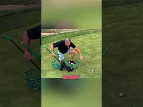 آلة تجمع كرات الغولف بسرعة وذكاء.!!