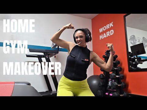 DIY Home Gym Makeover - BEFORE & AFTER - Thrift Diving