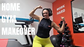 DIY Home Gym Makeover - BEFORE & AFTER - Thrift Diving