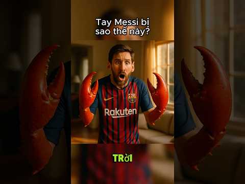 Messi hoảng loạn khi đột nhiên mọc càng cua như quái vật #messi #xukatv #quaivattroiday