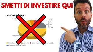 Smetti subito di usare l'indice MSCI World per il piano di accumulo