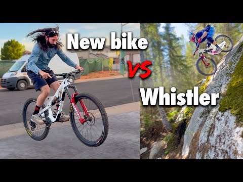 Breaking in my new bike with some Whistler double black tech!