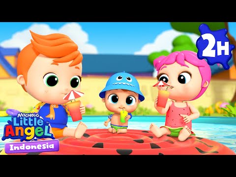 Aku Tak Mau Berenang! | Little Angel | Lagu Anak Favorit | Nursery Rhymes Indonesia