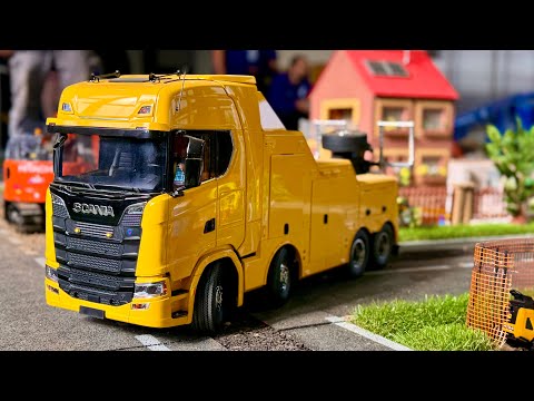 Epic RC Model Truck and construction machinery, RC Truck Fest Tábor 2024: Best Moments from Day 3