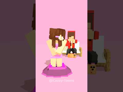 JJ Sister and JJ Dance (BUMBLE BEE) - MAIZEN Minecraft Animation