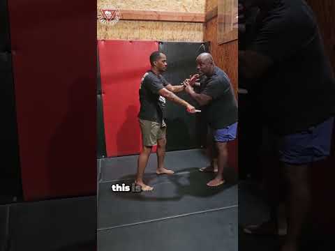 Coach shows defense against a knife attack. #coachbritt