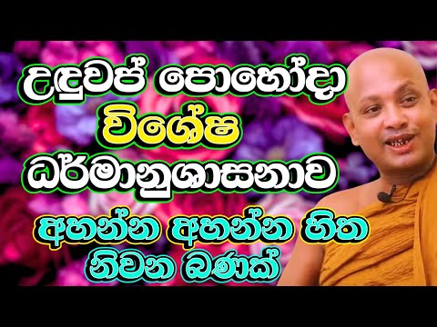 උඳුවප් පොහෝදා සුවිශේෂ දහම් දේශණය​ | Borelle Kovida Thero Bana | Uduwap Poya Bana | Poya Bana