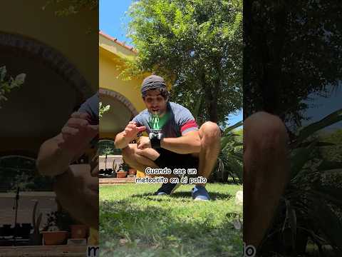 CAE un meteorito Extraño en mi patio #viral