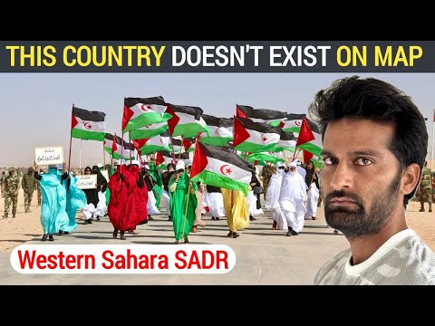 Country That Does Not Exist on Map SADR | Western Sahar |