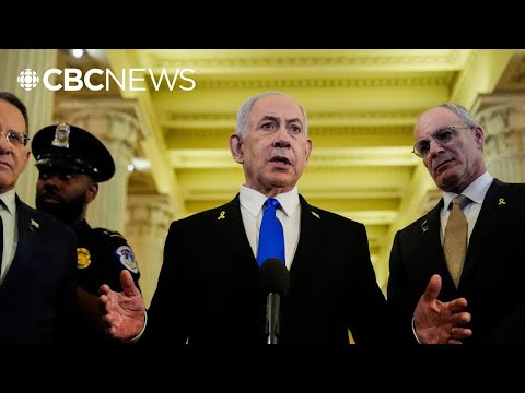 YouTube video thumbnail: Israeli PM Meets With U.S. Officials in Washington