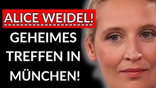 🚨ALICE WEIDEL GEHEIMES TREFFEN SCHOCKT MÜNCHEN!🚨