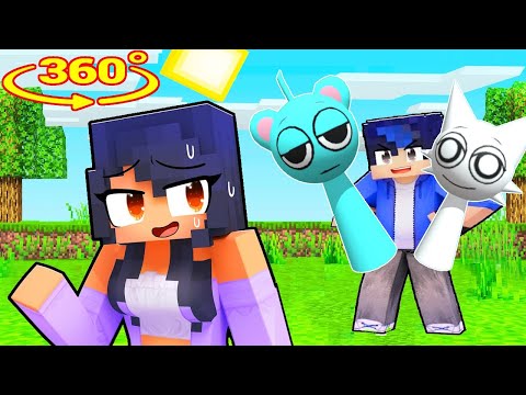 APHMAU Was Pranked With SPRUNKI in Minecraft 360°!