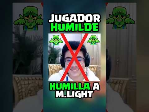 Mohamed Light se BURLA de este Jugador HUMILDE y le termina CERRANDO la BOCA #clashroyale  #clash