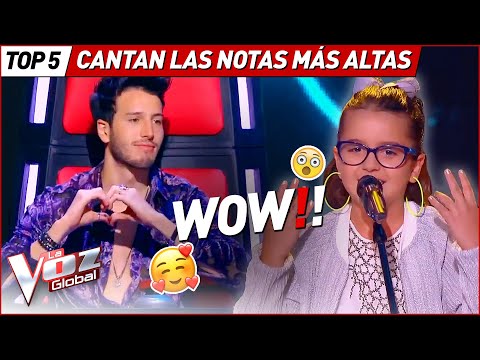 SORPRENDIERON a TODOS cuando cantaron LAS NOTAS MÁS ALTAS en La Voz Kids