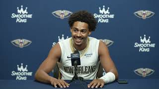 "There's age experience then there's NBA experience." Jordan Poole Speaks at Pelicans 2025 Media Day