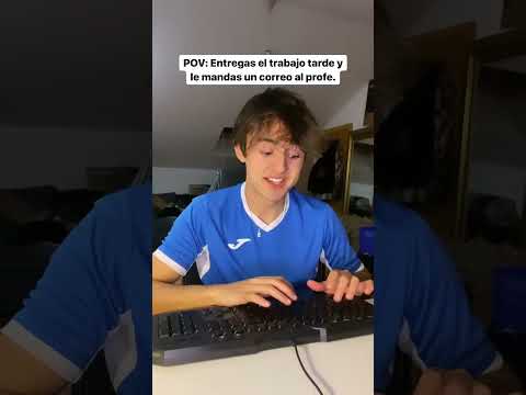 Tu entregando tarde el trabajo de clase