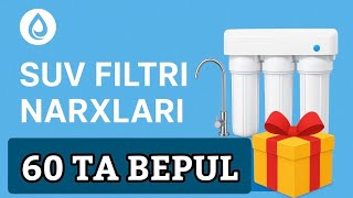 Suv filtri narxlari