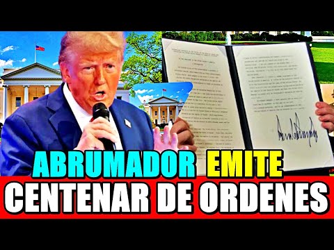 🅱🔴URGENTE EMITE CENTERNAR ORDENES TRUMP NOTICIAS HOY 11 ENERO 2025 NEWS TODAY DONALDTRUMP #noticias